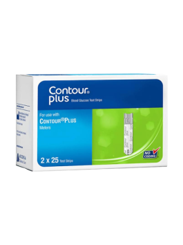 Contour Plus Gluco Strips 50 Test Strips