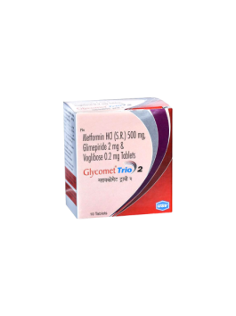 Glycomet Trio 2mg Tab 10's