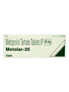 Metolar 25mg Tablet