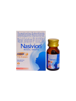 Nasivion 0.025% Paediatric Nasal Drops C...