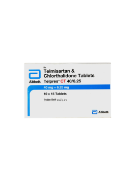 Telpres Ct 40/6.25mg Tablet 15's